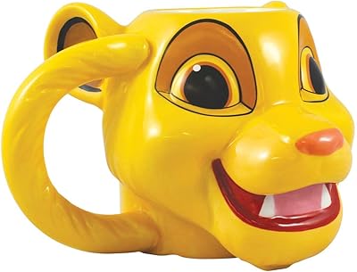 vandor disney 狮子王 simba 雕刻陶瓷马克杯 #86201